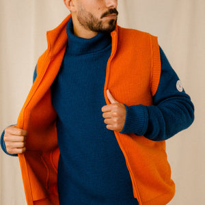 Blouson zippé sans manche Edouard