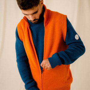 Blouson zippé sans manche Edouard
