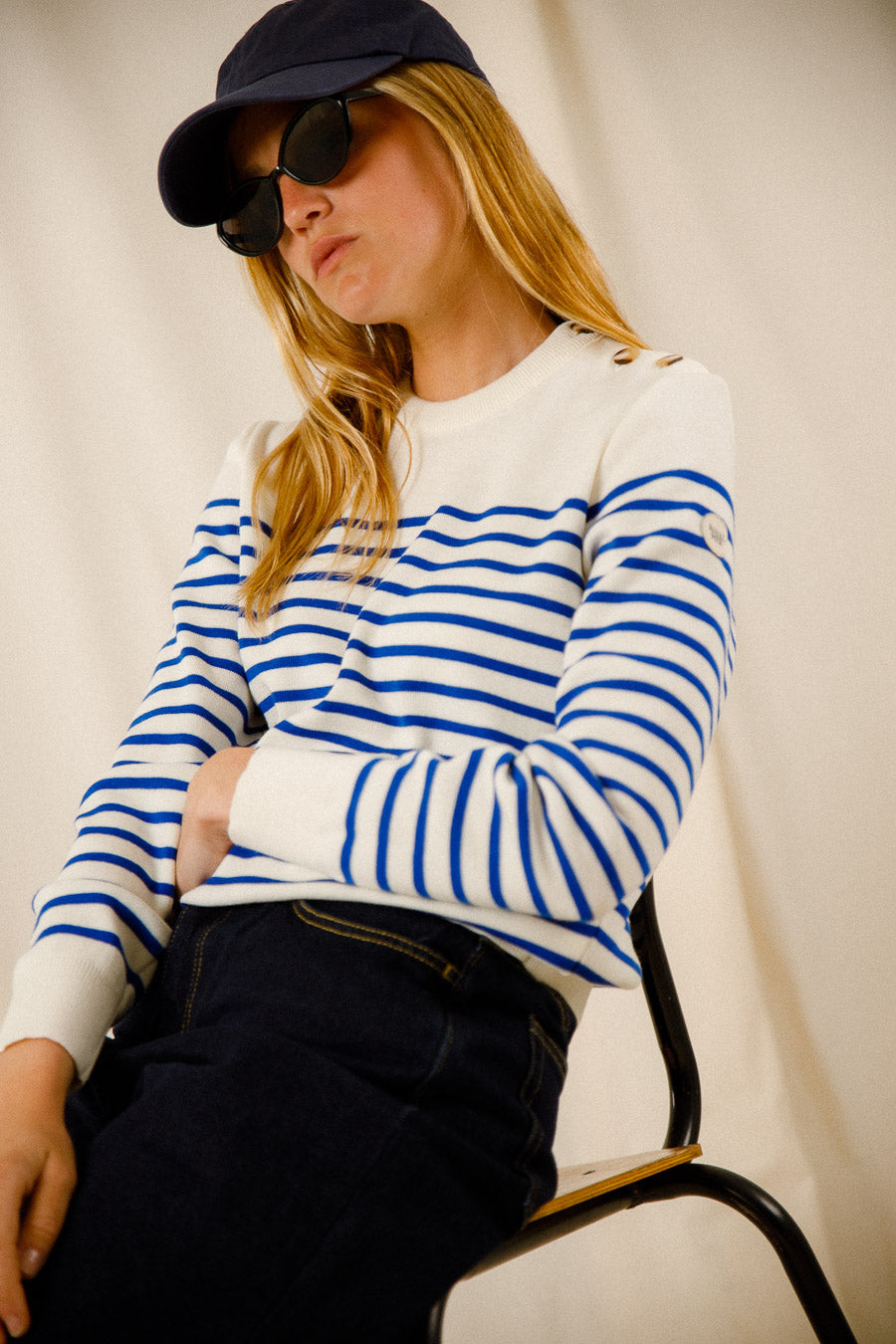 Pull marin rayé Ellen