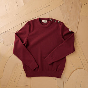 COMFORTABLE PLAIN SAILOR SWEATER