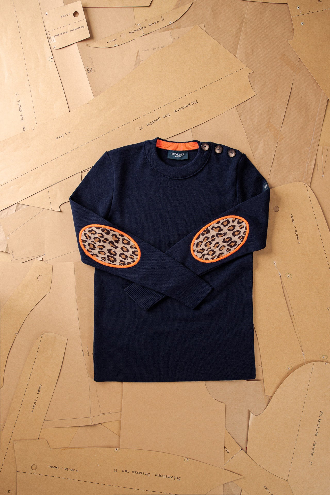 Pull Erra Marine/Fluo/Leopard