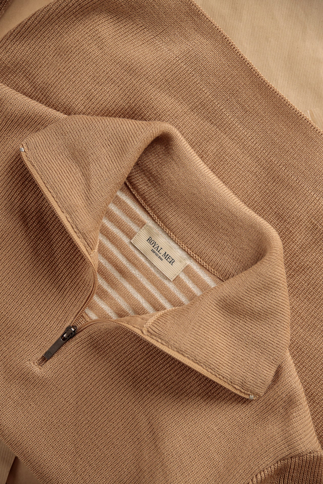 CLASSIC TRUCKER NECK SWEATER