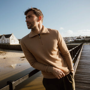 CLASSIC TRUCKER NECK SWEATER