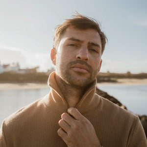 CLASSIC TRUCKER NECK SWEATER