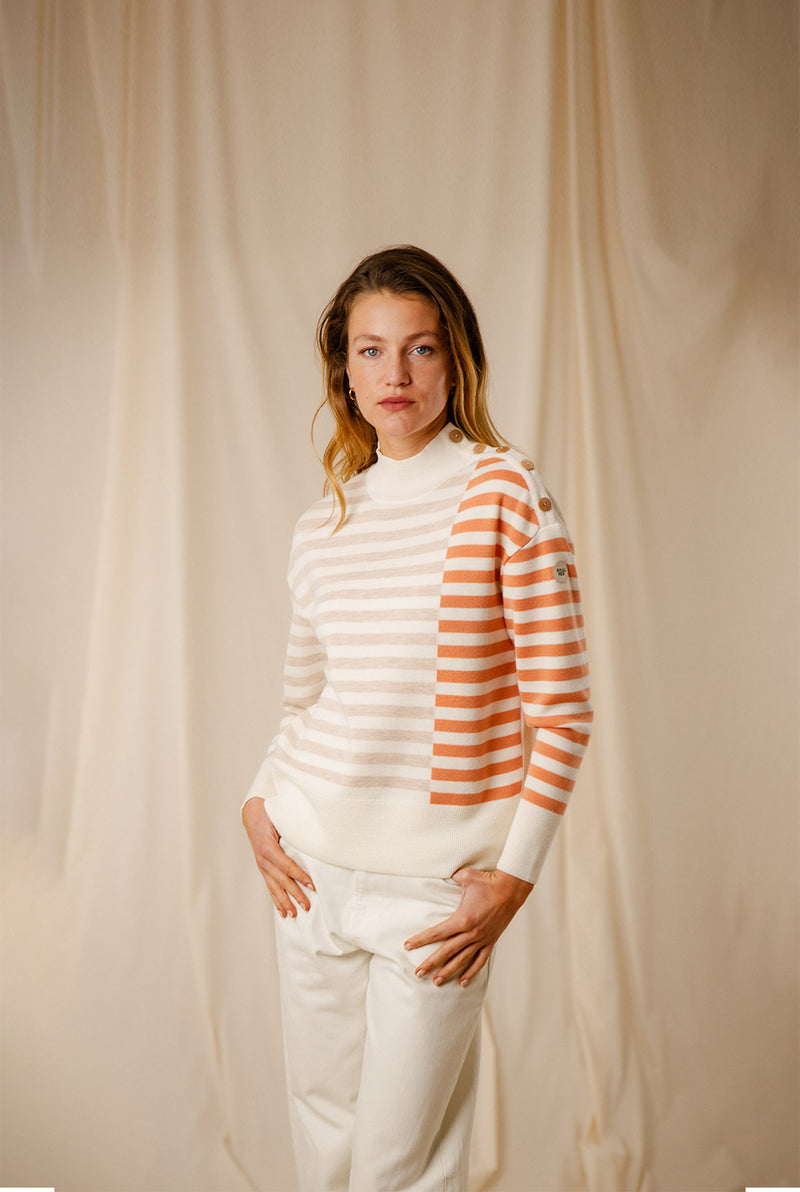Pull tricolore Eulalie