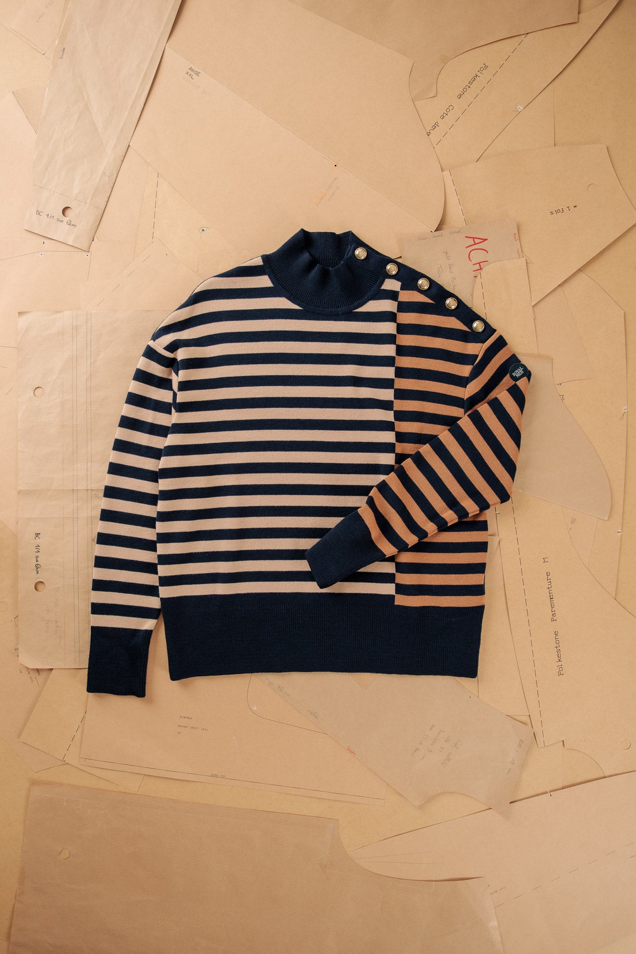 Pull tricolore Eulalie