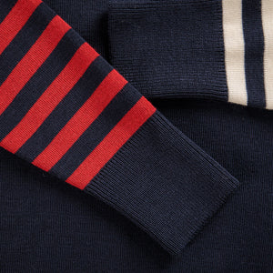 LOOSE NAUTICAL HIGH NECK SWEATER