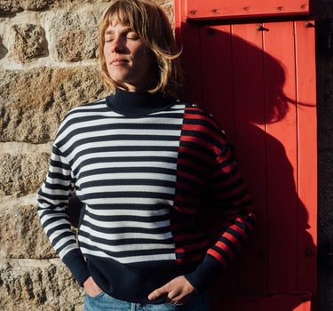Pull tricolore Eulalie