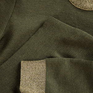 COMFORTABLE VOLUME SAILOR NECK SWEATER