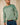 Marinière Flo vert cipresso beige argento col bateau coton égyptien homme femme Royal Mer