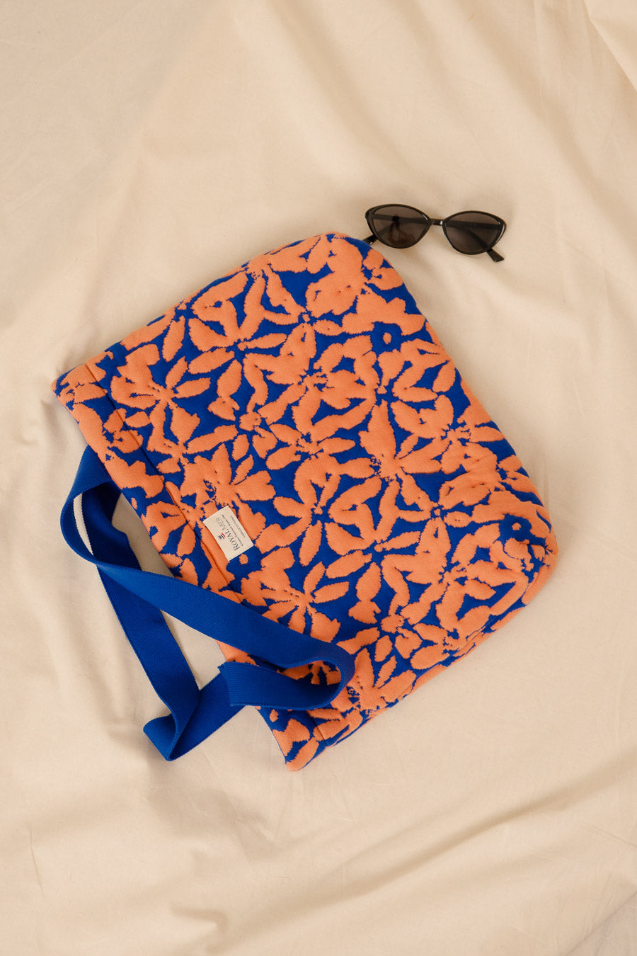Moyen cabas fleurs Gaby