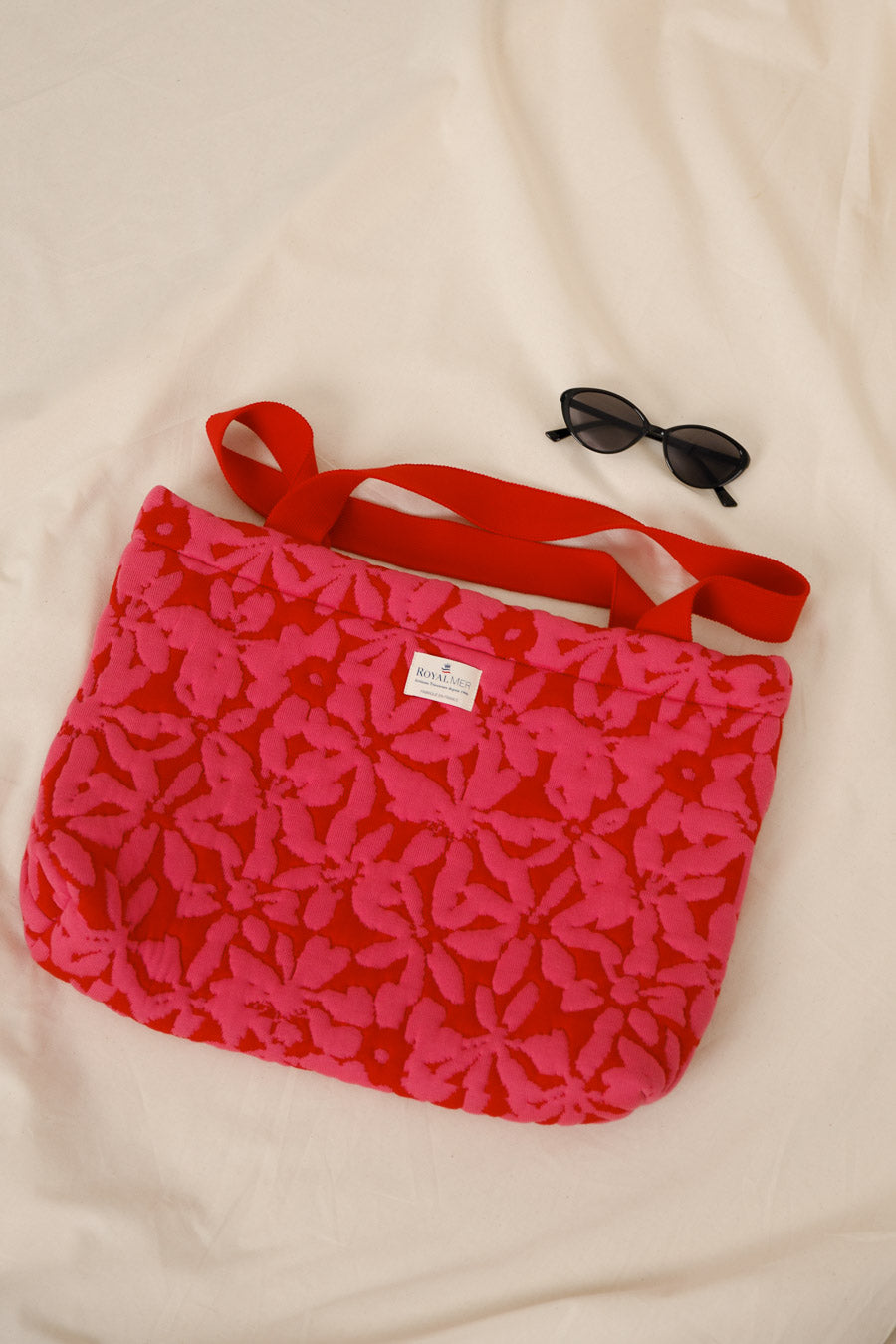 Moyen cabas fleurs Gaby