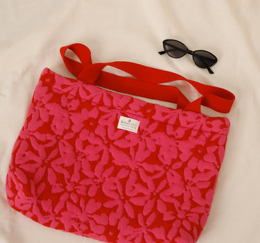 Moyen cabas fleurs Gaby