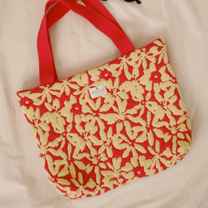 Moyen cabas fleurs Gaby