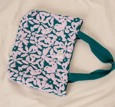 Moyen cabas fleurs Gaby