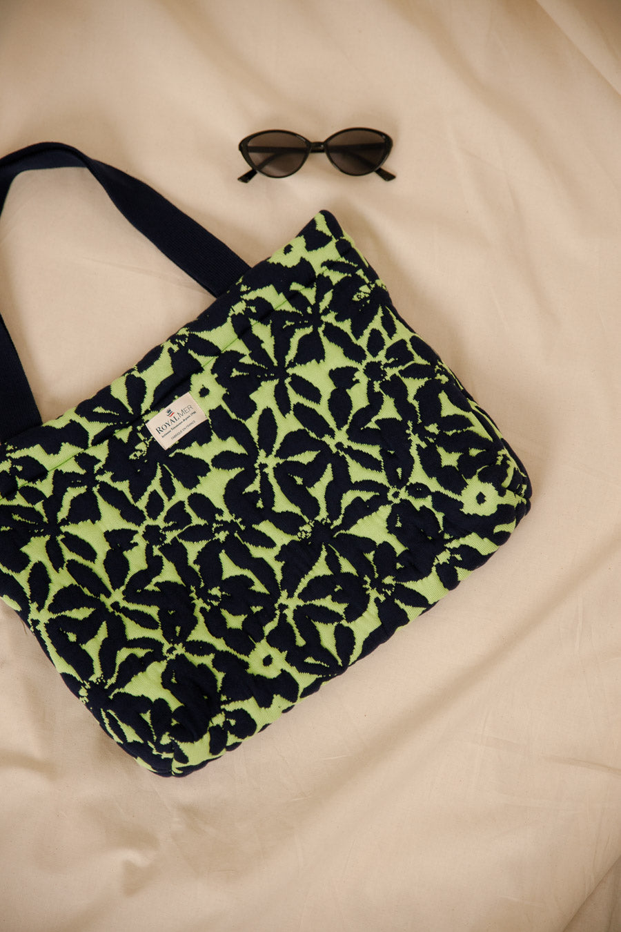Moyen cabas fleurs Gaby