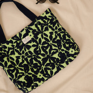 Moyen cabas fleurs Gaby