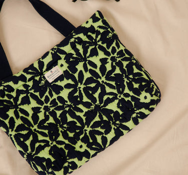 Moyen cabas fleurs Gaby