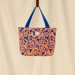 Moyen cabas fleurs Gaby
