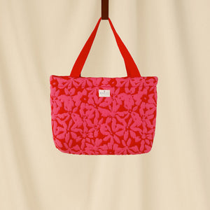 Moyen cabas fleurs Gaby