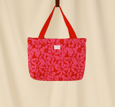 Moyen cabas fleurs Gaby