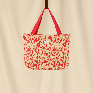 Moyen cabas fleurs Gaby