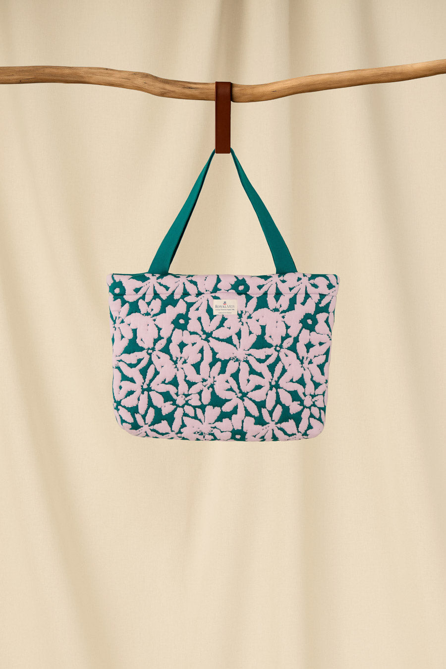 Moyen cabas fleurs Gaby