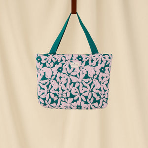 Moyen cabas fleurs Gaby