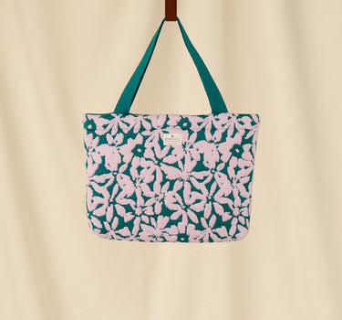 Moyen cabas fleurs Gaby