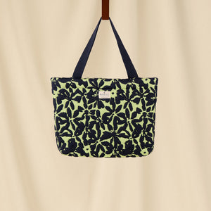 Moyen cabas fleurs Gaby