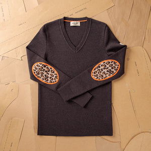 Pull Hali Marron/Leopard