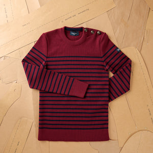 FITTED STRIPED SAILOR SWEATER