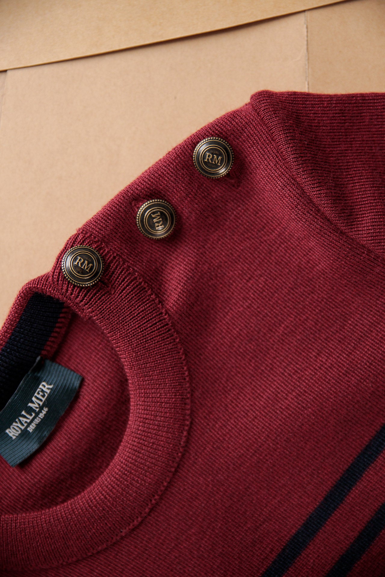 FITTED STRIPED SAILOR SWEATER