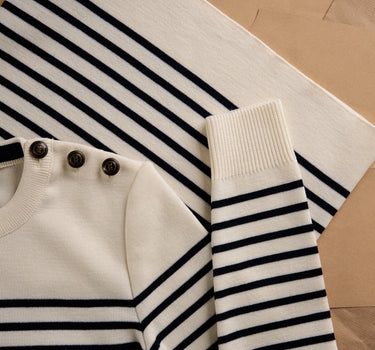 Pull marin rayé Isa 2