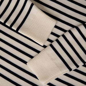 FITTED STRIPED SAILOR SWEATER