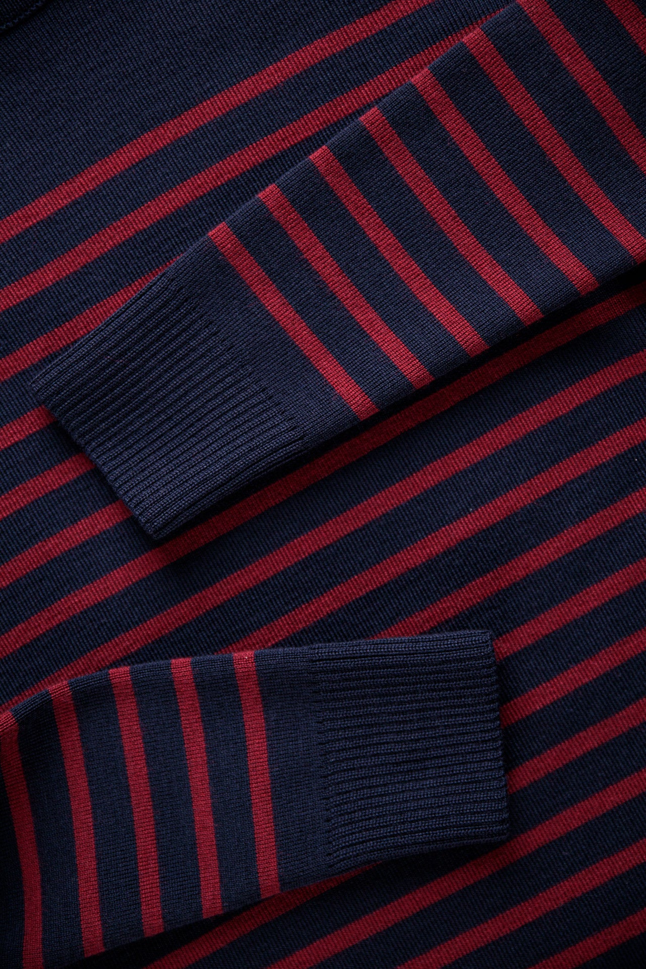 FITTED STRIPED SAILOR SWEATER