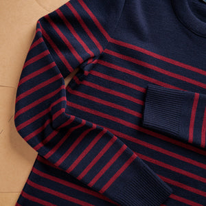 FITTED STRIPED SAILOR SWEATER