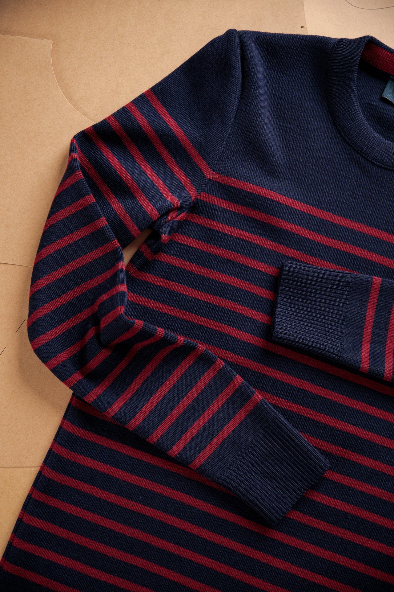FITTED STRIPED SAILOR SWEATER