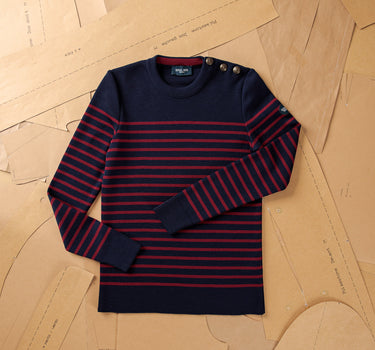 Pull marin rayé Isa 2
