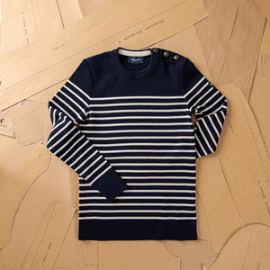 FITTED STRIPED SAILOR SWEATER