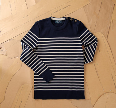 Pull marin rayé Isa 2