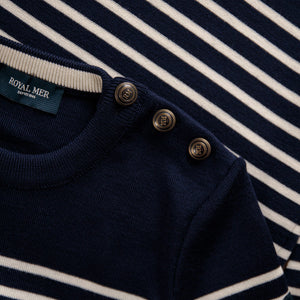 FITTED STRIPED SAILOR SWEATER