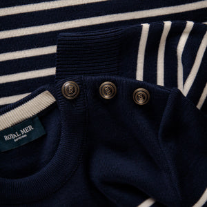 FITTED STRIPED SAILOR SWEATER