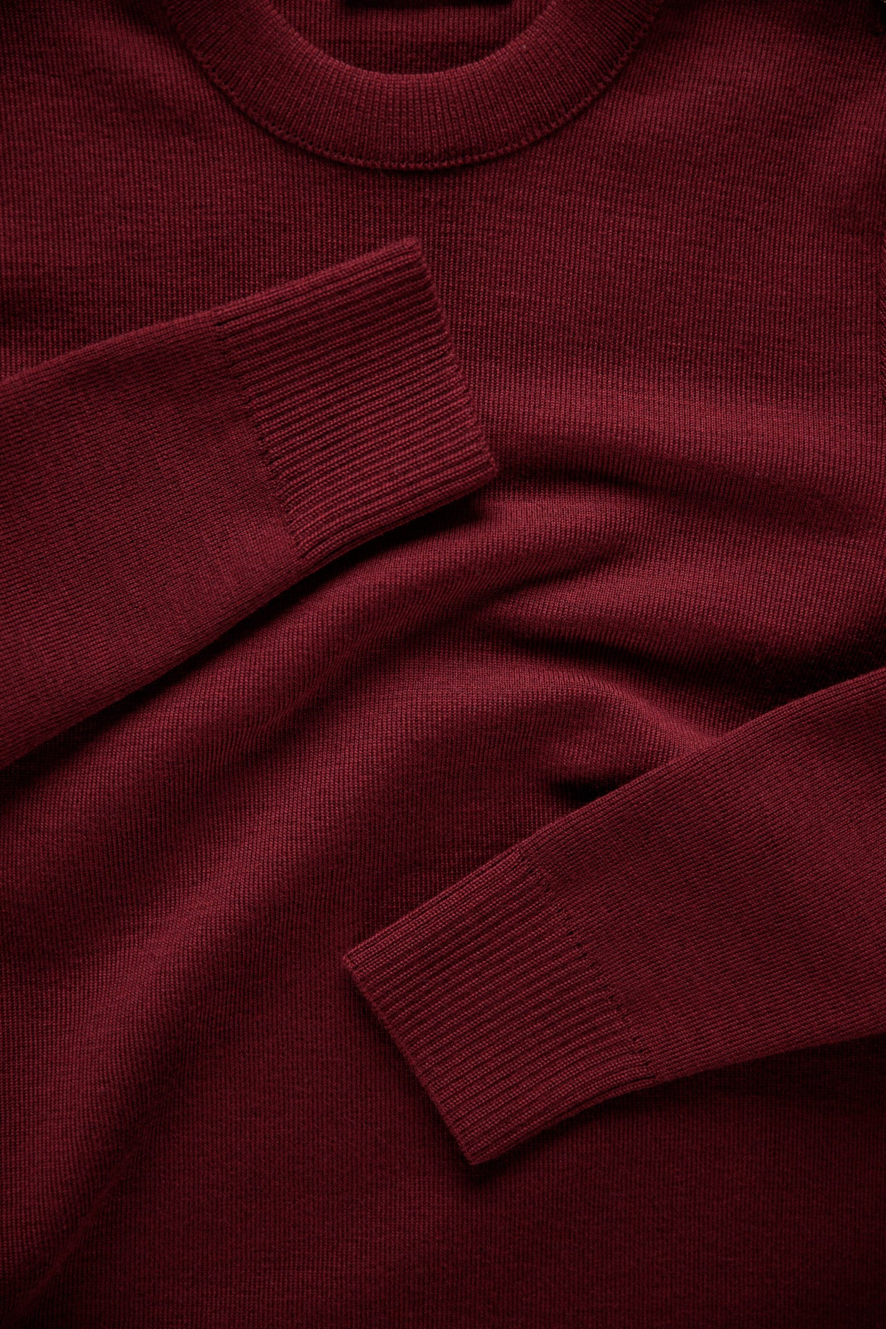 FITTED PLAIN SAILOR SWEATER