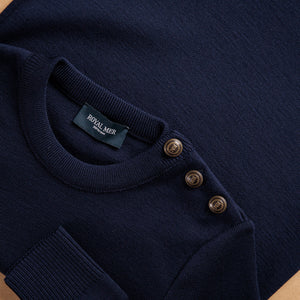 FITTED PLAIN SAILOR SWEATER