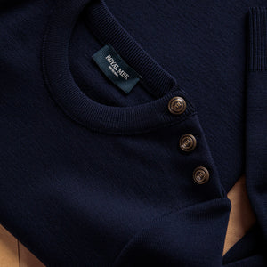 FITTED PLAIN SAILOR SWEATER