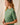 Robe femme Isee sauge col marin coton boutons nacre fente latérale Royal Mer