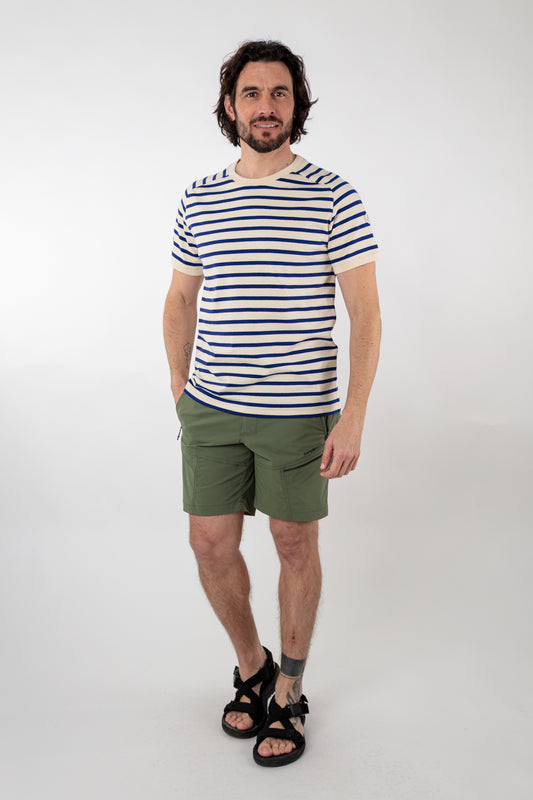 Striped raglan sleeve t-shirt