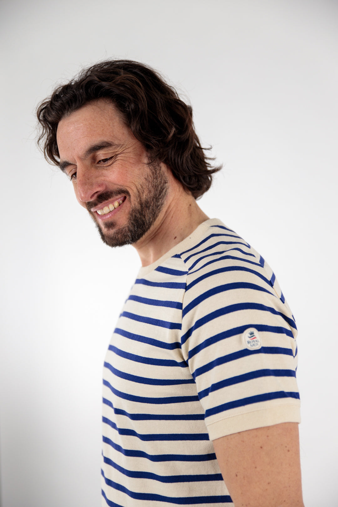 Striped raglan sleeve t-shirt