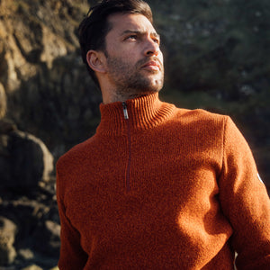 TRUCKER NECK SWEATER